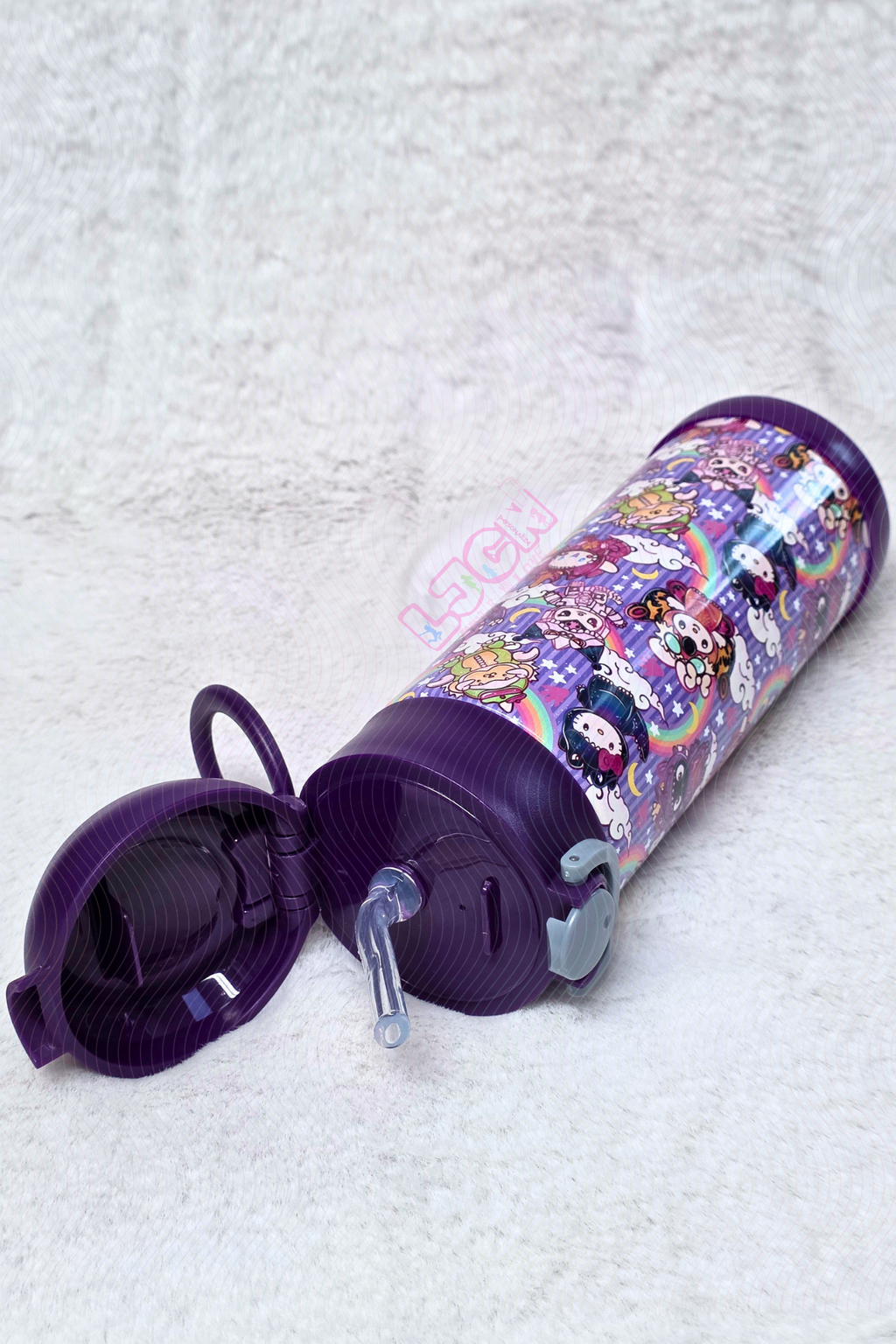 GODZ FRIENDS STRIPS KIDS WATER BOTTLE