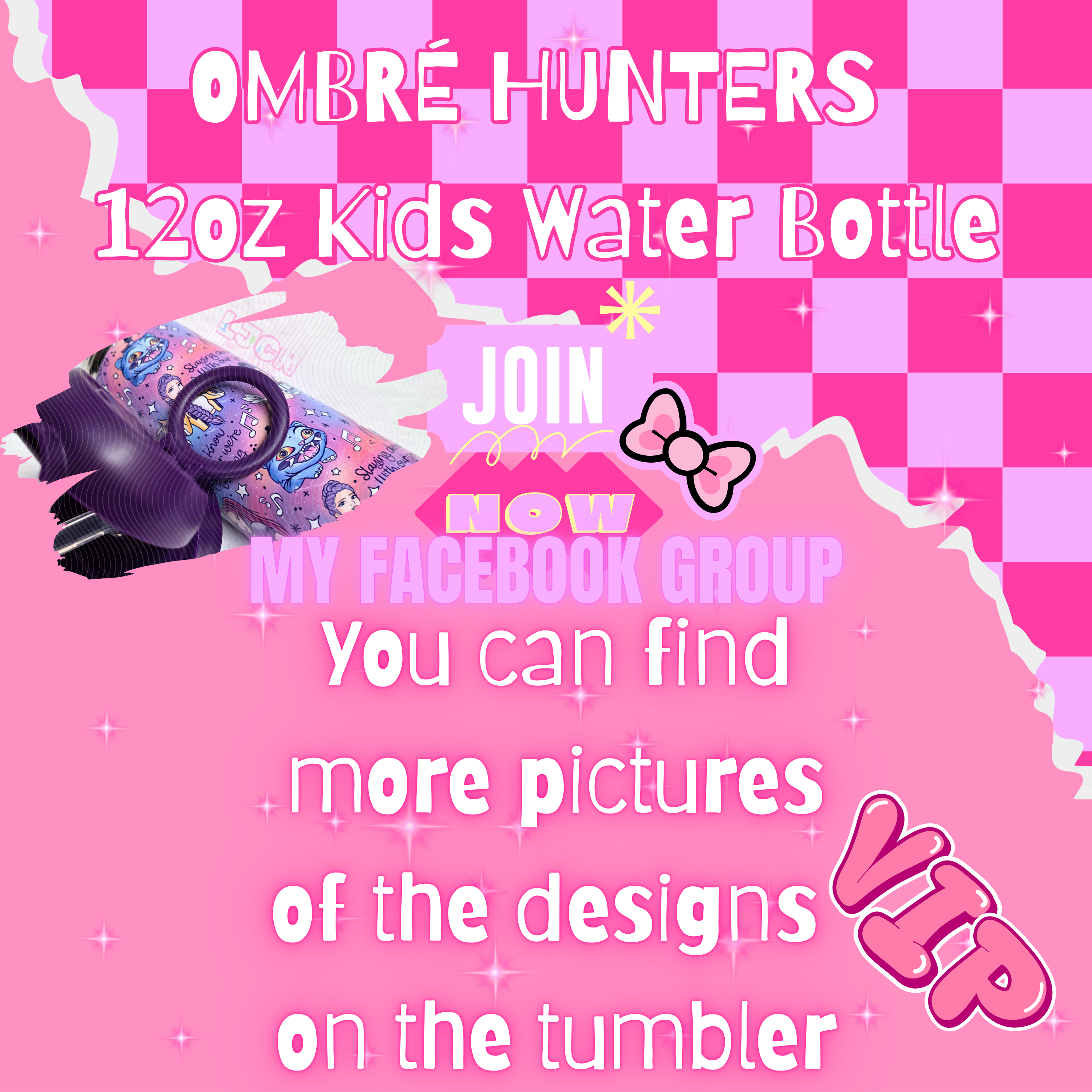 OMBRE HUNTERS KIDS WATER BOTTLE