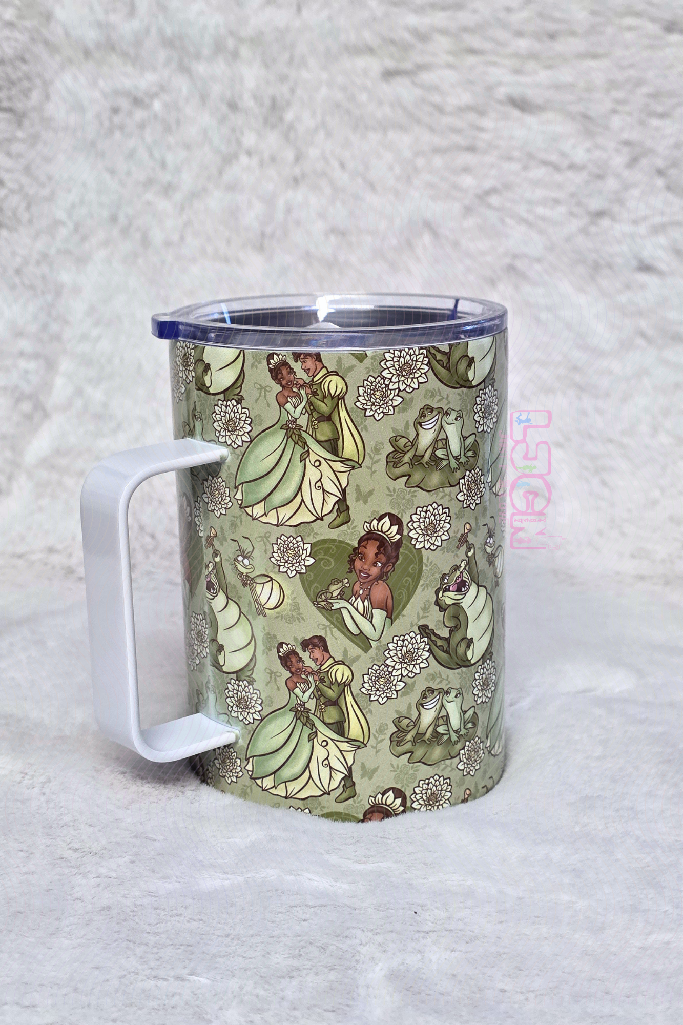 PRINCS GREEN FRO STAINLESS STEEL MUG