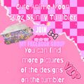Cute Anime Moon Tumbler