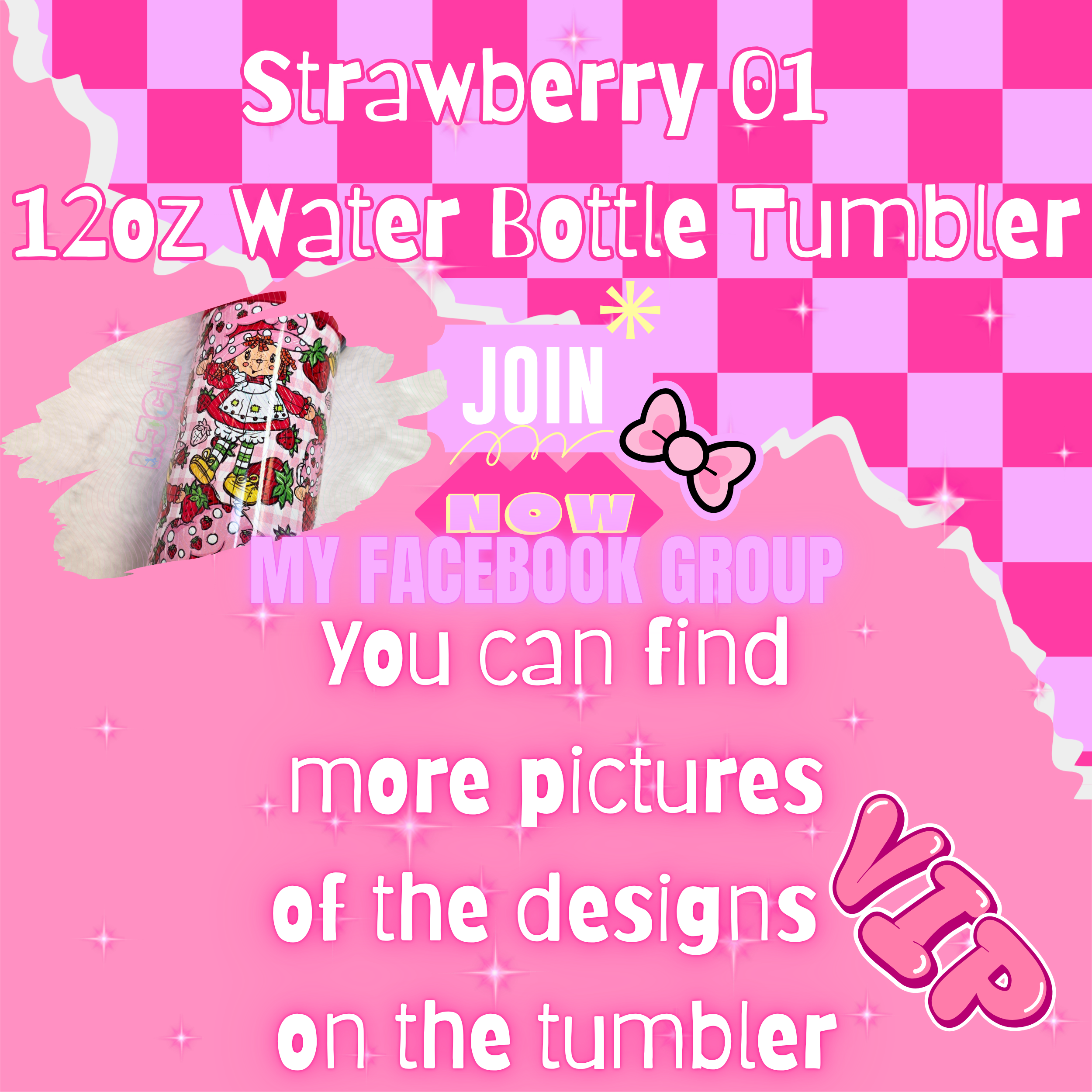 Strawberry 01 Water Bottle